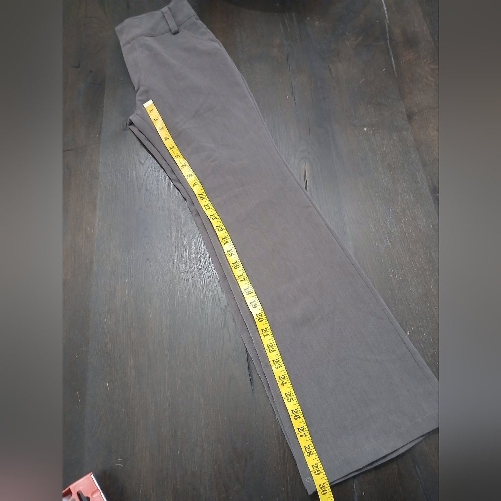 Y2K Grey Flare Stretch Trousers Women's Size:SMALL Bell Bottoms Brand New - Picture 7 of 9